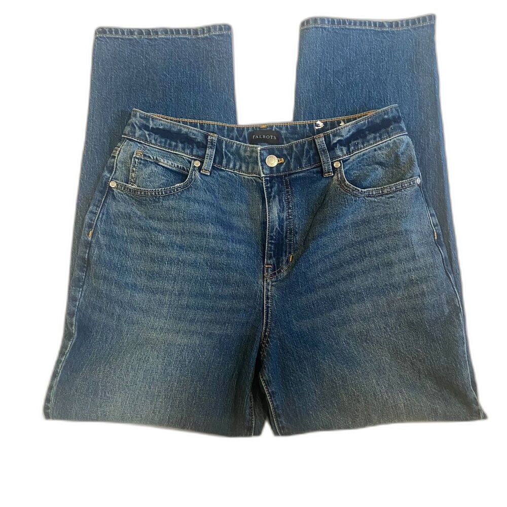 NEW Talbots High Waist Relaxed Jeans Straight Leg Size 10P
